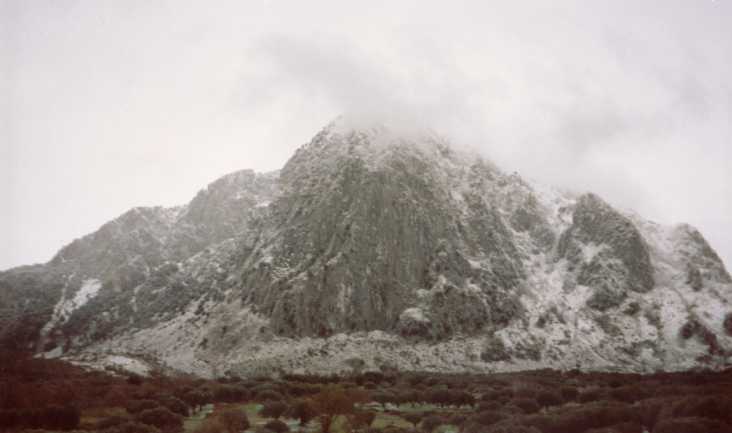 Il monte Bulgheria visto da Bosco