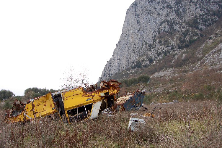 "Scasso" alle pendici del monte Bulgheria