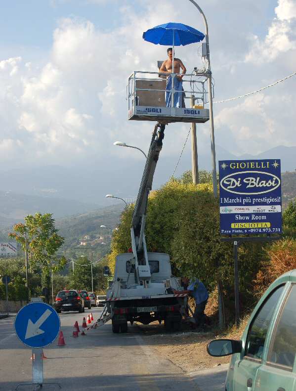 Installazione di una telecamera di controllo