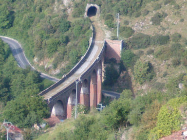Il ponte ferroviario del 1928 (Anno VI E.F.)