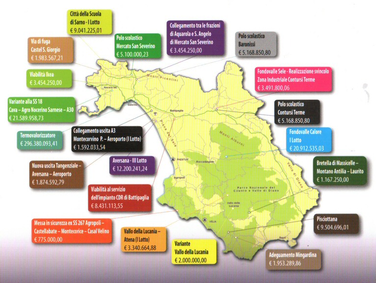 Viabilità provincia di Salerno
